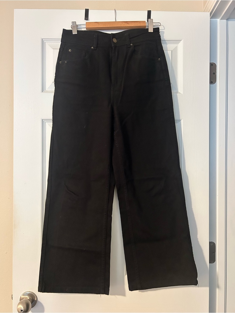 Sezane Black Le Crop Jeans size 38 / 6 - Picture 2 of 14